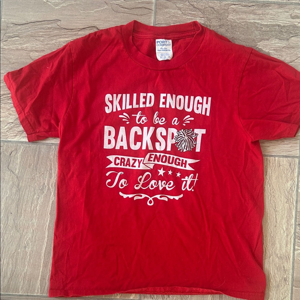 Backspot cheer tshirt